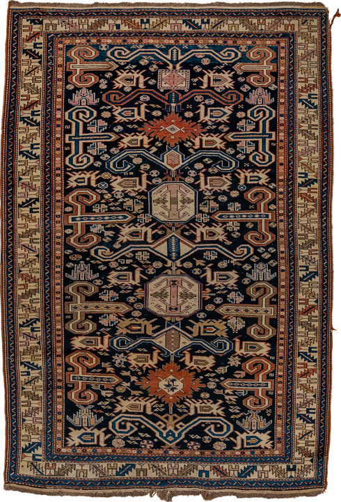 Antique Perpedil Area Rug (3' x 5')